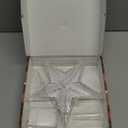 Christmas Tree Topper Star Warm White Light Christmas Tree Decor for Christmas Holiday Home Fit for General Size Xmas Tree, 8.7 Inch