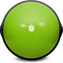 Bosu Balance Ball Exercise Trainer, Home Gym Equipment w/ Guided Workouts & Pump, 26", Blue - Inflatable Fitness Platform for Strength Training, Standing, Balancing, and Core Workout (Lime Green/Black)