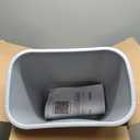 Rubbermaid Commercial Products Resin Wastebasket/Trash Can, 7-Gallon/28-Quart, Gray, Plastic, for Bedroom/Bathroom/Office, Fits Under Desk/Sink/Cabinet