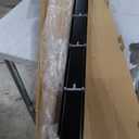 Offset Linear Shower Drain, Matte Black Shower Drain 60 inch with Removable Grate Cover, Brushed 304 Stainless Steel Side Outlet Black Shower Floor Drain with Hair Catcher and Leveling Feet