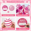 2 x Valentines Day Mailbox with 40 Greeting Cards DIY Valentines Gumball Machine Box Crafts Candy Cards for Gifts Exchange Party Favors