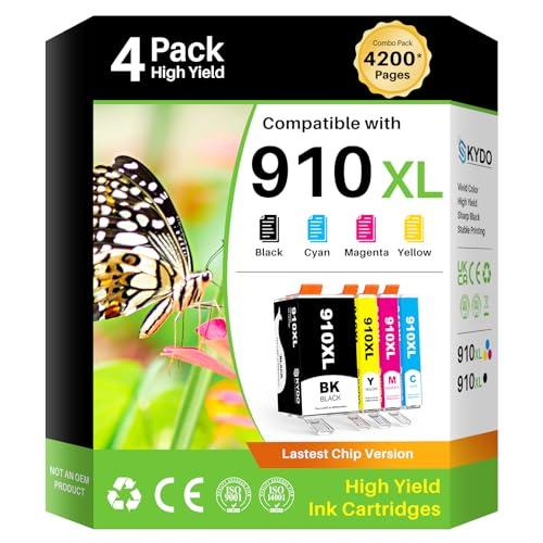 Skydo 910XL Ink Cartridges for HP Printers Compatible for HP 910XL Ink Cartridges Combo Pack