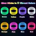 Glow Sticks for Bulk Party Pack, 8 Inch 1500 Pack Long-Lasting Glow Party Favors, Perfect for Halloween, Minecraft, Unicorn Birthday Decorations with 1500 Connectors
