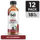 Bai Iced Tea, Rio Raspberry, Antioxidant Infused Supertea, Crafted with Real Tea (Black Tea, White Tea), 18 Fl Oz (Pack of 12) (EXP 04/21/26)