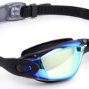 Swim Goggles 1 Pack Anti Fog Swimming Goggles, No Leaking UV Protection Pool Goggles for Adult Men Women Youth (Aqua)