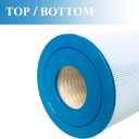 Pool Filter Compatible with C-7472, FC-1978, CCP520, 817-0131, Clean and Clear Plus 520, PCC130/-M/PAK4, 4 125 sq. ft., 4 Pack