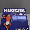 Huggies Overnites Size 5 Overnight Diapers (27+ lbs), 50 Ct