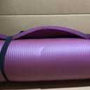 Retrospec Solana Yoga Mat 1" Thick w/Nylon Strap for Men & Women - Non Slip Exercise Mat for Home Yoga, Pilates, Stretching, Floor & Fitness Workouts