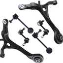 SCITOO 6pcs Suspension Kit For 2007-2008 For Acura TL w/Suspension Parts Lower Control Arm Sway Bar End Link