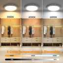 Gotopceed Rechargeable Motion Sensor Ceiling Light with Remote - Magnetic Wireless Ceiling Light Battery Powered for Closet Shower Stairs Shed Hallway ect