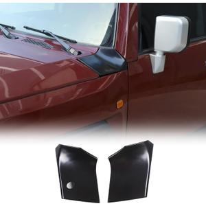 Hood Side Body Armor Outer Cowling Cover Compatible with Toyota FJ Cruiser 2007-2021, Body Armor Corner Guard Replacement, Engine Side Corner Guards Replacement Kit (Left+Right)