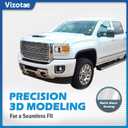 Headlights for 2014-2018 GMC Sierra 1500/2015-2019 GMC Sierra 2500HD 3500HD Headlamp Replacement, High/Low Beam W/Bulbs, Driver & Passenger Side