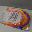 HOOJOJO 6 Pcs Guess Who Game Headbands (6 Colours), Can Insert Card, Headbands Board Games for Family Game Night, Party Activities for Adults and Kids