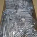 SEIRIONE Corner Shower Caddy Tension Pole, Quick Setup, Rust-Free Bathroom Shower Organizer Corner for Bathtub Shampoo Storage, 4-Tier Adjustable Shelf, Drill Free, Fits 34 to 116 Inch Height, Silver