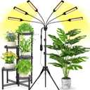 LED Grow Lights for Indoor Plants Full Spectrum, 540 LEDs Plant Lights for Indoor Growing with 58" Adjustable Stand, Plant Grow Lights with Auto 3/6/9/12/15/18H Timer for Indoor Tall Plants.