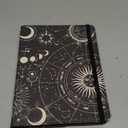 Kidcube for iPad 5th Generation Case 2017/Air 1st 2013/Pro 9.7 Inch Case 2016 - Women Girls Cute Rotating Stand Folio Cover with Pencil Holder & Card Slot Girly Sun Moon Stars Teens Design Cover