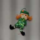 Shappy Leprechaun Plush Girl Toy St. Patrick's Day Plush Toy Doll St Patricks Day Decorations Irish Stuffed Decor (Girl)