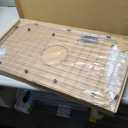 Serene Valley Sink Protector Grid 26-1/16" x 14-1/16", Centered Drain with Corner Radius 3-1/2", 304 Stainless Steel Material NLW2614C