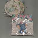 HJFZLY Elephant Baby Shower, Pink Elephant Birthday Party Supplies, 20 Plates and 20 Napkins, Elephant Theme Birthday Party Decoration for Girl