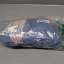 B2prity One Piece Swimsuit for Women Tummy Control V Neck Bathing Suit Color Block High Waisted Cutout Swimwear (X-Large, Gray Blue)