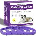 Cat Calming Collar, Pheromone Anti-Anxiety Treatment, Water Resistant, 4 Pack (Purple)
