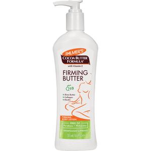 Palmer's Cocoa Butter Formula with Vitamin E + Q10 Firming Butter Body Lotion, Postpartum Essentials Skin Care, Shea Butter, Collagen and Elastin, 10.6 Fl Oz