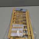 INNERNEED Bamboo Wooden Dish Rack, Vertical Plate & Lid Organizer for Kitchen Cabinet or Countertop, Drying Stand for Dishes, Cutting Boards