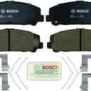 BOSCH BP1509 QuietCast Premium Organic Disc Brake Pad Set - Compatible with Select Infiniti QX56, QX80; Nissan Armada, Titan; FRONT