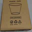 RACETOP 9 oz Clear Plastic Cups 100 packs, Disposable Plastic Party Cups Tumblers, Cocktail Cups, Perfect for Parties, Wedding and Events