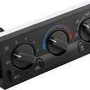 599-218 Front Climate Control Module (with Rear Windshield Defogging), Compatible with 1999-2002 Chevy Avalanche Silverado Suburban Tahoe GMC Sierra Yukon, A/C Heater Air Conditioning Panel Unit
