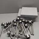 GIGALUMI Solar Pathway Lights, Stainless Steel IP44 Waterproof Auto On/Off Outdoor LED Solar Landscape Lights for Garden, Yard, Patio, Path and Walkway(20 Pack, Warm White)