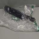 Rappeo 4-in-1 Inverted Travel Umbrella Compact, Automatic Large Umbrellas for Rain & Sun, Portable Windproof Umbrella for Backpack, Reverse Folding Umbrella for UV with Reflective Strips,Lightweight (Black)