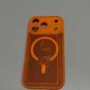 Designed for iPhone 17 Pro Case, Compatible with MagSafe, [Camera Protection] [15FT Military Drop Protection] Shockproof Translucent Matte Anti-Slip Phone Case, 6.3", Cosmic Orange