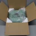 12.6" Farmhouse Metal Drum Pendant Lights,Dimmable Modern Hanging Light Fixture Pendant Lights Kitchen Island with Natural Wood Cap for Dining Room Living Room Bedroom,Green