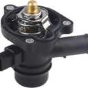 WMPHE 55565336 Engine Coolant Thermostat Housing Assembly Compatible with 2011-2016 Chevy Cruze Limited 1.4L Replace OEM 55565336 55579010 902-808