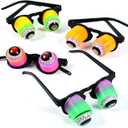 Hanging Rainbow Goo-Goo Glasses (1 dz)assorted colors