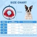 SCENEREAL Dog Cone Alternative After Surgery Pet Recovery Collar for Small Medium Large Dogs Cats, Adjustable Inflatable Donut to Prevent Licking, Shark Print E-Collars, Size: M(Neck 13"-16")