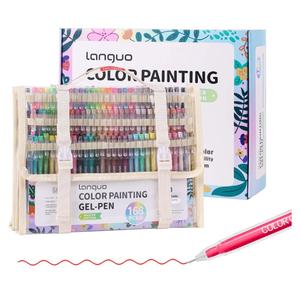 168 PCS Gel Pens for Adult Coloring Books, 162 Colors Gel Colored Pens Set with Travel Case, Perfect Gel Pens for Adult Drawing Doodling Journaling, Art Supplies and DIY Crafts