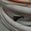 Relaxweex 50 ft Mini Split Line Set 1/4" & 1/2" O. D. Copper Aluminum Tubes with Insulation for Mini Split Air Conditioner Heat Pump System Residencia