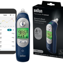 Braun ThermoScan 7+ Connect Digital Ear Thermometer  Family Care App Compatible, Age Precision Technology, ColorCoded Display, No. 1 Brand Recommended by Pediatricians