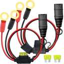 2 Pack GC008 X-Connect fit for NOCO Battery Charger Accessories Cables,M10 (3/8in) XL Eyelet Terminal,Replacement NOCO Battery Connector Smart Batteries Trickle Charger Cable