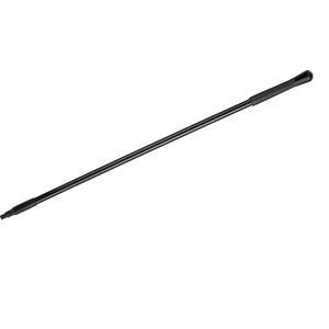 SPARTA 48" Fiberglass Replacement Handle with 3/4" Acme Thread Tip, Polyester Veil Reinforced, Hanging Cap, Commercial Cleaning, Black