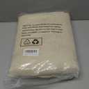 LAMIT Beige Linen Curtains for Living Room 2 Panels Set, 84 Inch Faux Linen Textured Light Filtering Drapes Back Tab and Rod Pocket Boho Panels for Farmhouse/Bedroom/Porch, 52 x 84 Inch