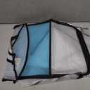 Bemece Stroller Rain Cover Universal Stroller, Travel Weather Shield Windproof and Waterproof Protect from Dust and Snow White Blue