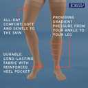 JOBST Relief 20-30 mmHg Compression Stockings, Knee High, Closed Toe | Compression Socks for Women/ Men for Tired, Aching or Swollen Legs