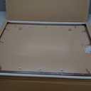 euwazram Rustic Walnut 22.375x34 Frame - Single Frame, 22.375 x 34 Poster Frame for Artwork, Puzzles, Photos and Movie Posters Picture Frames