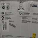 KOHLER 20111-0 Brevia, Slow Close Toilet Seat, Round Toilet Seat, Grip-Tight Bumpers Quick-Attach Hardware, White
