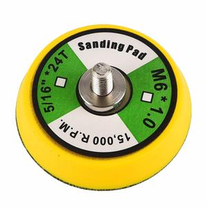 3-Inch Dual-Action Hook & Loop Fastener Flexible Backing Plate, 3" Polishing Pad with 5/16"-24 Threads