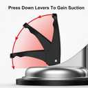 2 Pack Glass Suction Cup Heavy Duty Aluminum Vacuum Plate Handle Holder Heavy Duty Glass Lifter/Tile Suction Cup Lifter/Moving Glass/Lift Pads (White)