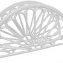 3 Pack 7" Napkin Holder - Fan Design 12 Pieces / White